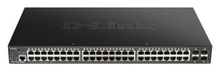 D-Link Przełącznik DGS-1250-52XMP 48GE PoE+ 4SFP+