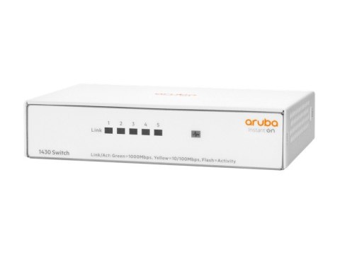 Hewlett Packard Enterprise Przełącznik Switch ARUBA Instant On 1430 5x1GbE R8R44A Hewlett Packard Enterprise Przełącznik Switch ARUBA Instant On 1430 5x1GbE R8R44A