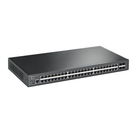 TP-LINK Przełącznik zarządzalny L2+ JetStream, 48 portów gigabitowych, 4 sloty SFP+ 10GE SG3452X TP-LINK Przełącznik zarządzalny L2+ JetStream, 48 portów gigabitowych, 4 sloty SFP+ 10GE SG3452X