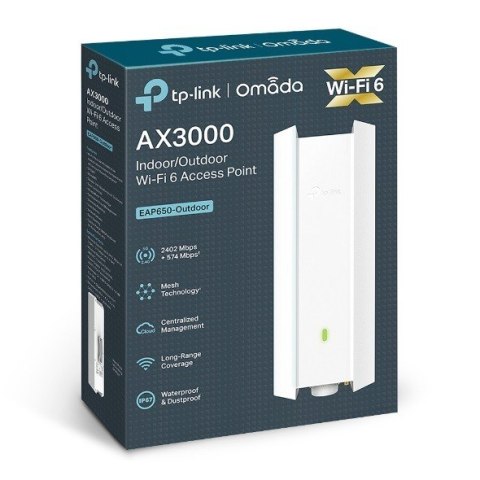 TP-LINK Punkt dostępowy EAP650-Outdoor Access Point AX3000 TP-LINK Punkt dostępowy EAP650-Outdoor Access Point AX3000