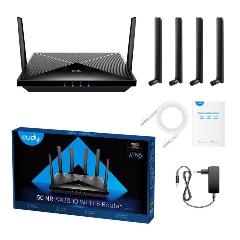 Cudy Router P5 Mesh Gigabit AX3000 5G Dual SIM Cudy Router P5 Mesh Gigabit AX3000 5G Dual SIM