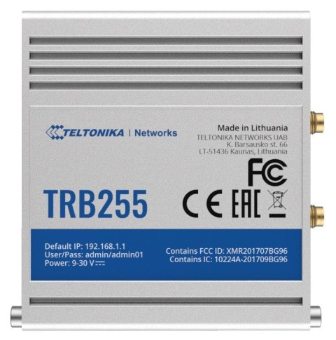 TELTONIKA Bramka LTE TRB255 (Cat M1/NB), 2G, Ethernet TELTONIKA Bramka LTE TRB255 (Cat M1/NB), 2G, Ethernet