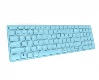 RAPOO Klawiatura bezprzewodowa E9700M Multimode niebieska