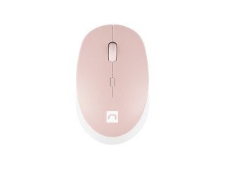 Natec Mysz bezprzewodowa Harrier 2 Bluetooth 5.1 biało-różowa