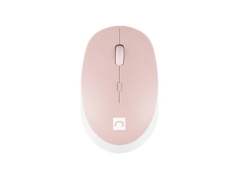 Natec Mysz bezprzewodowa Harrier 2 Bluetooth 5.1 biało-różowa Natec Mysz bezprzewodowa Harrier 2 Bluetooth 5.1 biało-różowa