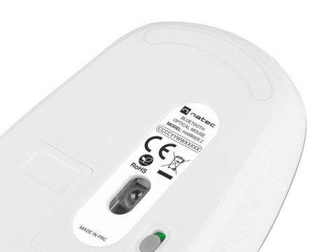Natec Mysz bezprzewodowa Harrier 2 Bluetooth 5.1 biało-szara Natec Mysz bezprzewodowa Harrier 2 Bluetooth 5.1 biało-szara