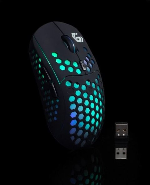 Gembird Mysz bezprzewodowa Ragnar WRX500 optyczna RGB 1600 DPI Gembird Mysz bezprzewodowa Ragnar WRX500 optyczna RGB 1600 DPI