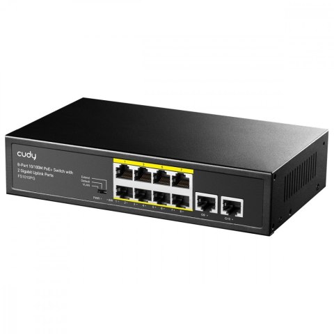 Cudy Przełącznik FS1010PG 8xFE PoE+ 120W 2xGigabit Uplink Cudy Przełącznik FS1010PG 8xFE PoE+ 120W 2xGigabit Uplink