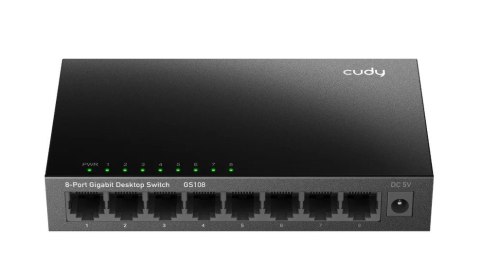 Cudy Przełącznik GS108 8xGE metalowa obudowa Cudy Przełącznik GS108 8xGE metalowa obudowa
