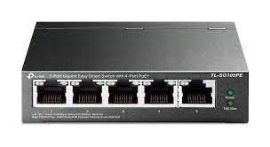 TP-LINK Przełącznik SG105MPE Smart 5xGE (4xPoE+) TP-LINK Przełącznik SG105MPE Smart 5xGE (4xPoE+)