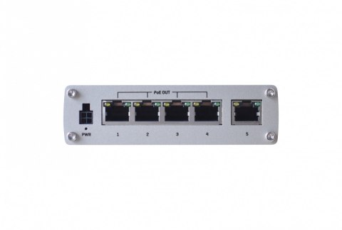 TELTONIKA Przełącznik przemysłowy TSW100 4xPoE+, 5xGigabit TELTONIKA Przełącznik przemysłowy TSW100 4xPoE+, 5xGigabit