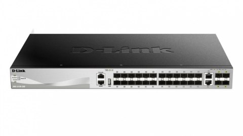 D-Link Przełącznik zarządzalny DGS-3130-30S Swi tch 24xSFP 2x10GB 4xSFP+ D-Link Przełącznik zarządzalny DGS-3130-30S Swi tch 24xSFP 2x10GB 4xSFP+