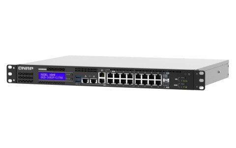 QNAP Przełącznik zarządzalny QGD-1602P-C3558-8G-EU L2 PoE C3558