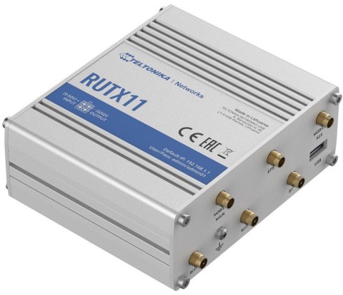 TELTONIKA Router LTE RUTX11(Cat 6), WiFi, BLE, GNSS, Ethernet TELTONIKA Router LTE RUTX11(Cat 6), WiFi, BLE, GNSS, Ethernet