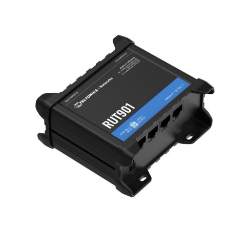 TELTONIKA Router LTE RUT901 (Cat 4), 3G, 2G, 2xSIM, 4xRJ45, WiFi TELTONIKA Router LTE RUT901 (Cat 4), 3G, 2G, 2xSIM, 4xRJ45, WiFi