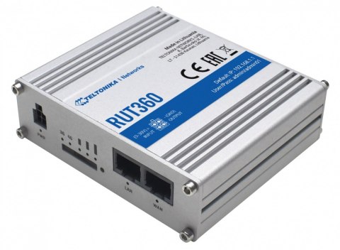 TELTONIKA Router RUT360 LTE Cat 6, 3G, WiFi, Ethernet TELTONIKA Router RUT360 LTE Cat 6, 3G, WiFi, Ethernet