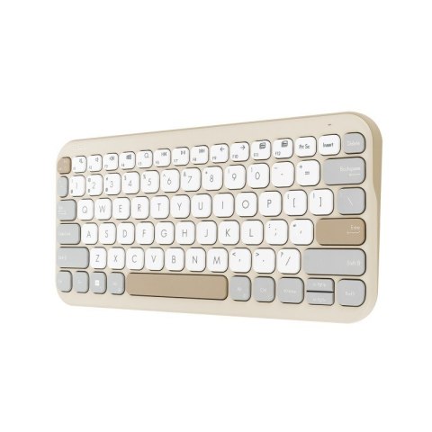Asus Klawiatura Marshmallow KW100 BT5.0LE/Oat Milk Asus Klawiatura Marshmallow KW100 BT5.0LE/Oat Milk