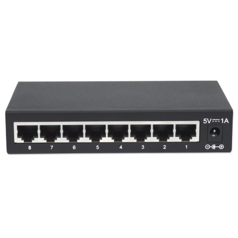 Intellinet Przełącznik Gigabit 8x 10/100/1000 Mbps RJ45 Desktop Metalowy Intellinet Przełącznik Gigabit 8x 10/100/1000 Mbps RJ45 Desktop Metalowy