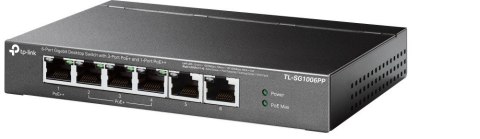 TP-LINK Przełącznik SG1006PP 6GE (3PoE+ 1PoE++) TP-LINK Przełącznik SG1006PP 6GE (3PoE+ 1PoE++)