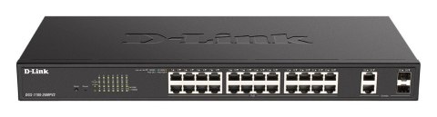 D-Link Przełącznik Smart DGS-1100-26MPV2 24GbE PoE+ D-Link Przełącznik Smart DGS-1100-26MPV2 24GbE PoE+