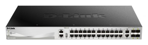 D-Link Przełącznik zarządzalny DGS-3130-30TS Switch 24GE 2x10G 4xSFP+ D-Link Przełącznik zarządzalny DGS-3130-30TS Switch 24GE 2x10G 4xSFP+