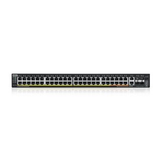Zyxel Przełącznik zarządzalny XGS2220-54HP-EU0101F L3 600W PoE, 40xPoE+/10xPoE++, 48x1G RJ45 2x10mG RJ45, 4x10G SFP+