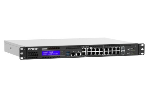 QNAP Przełącznik zarządzalny QGD-1602P-C3758-16G-EU L2 PoE QNAP Przełącznik zarządzalny QGD-1602P-C3758-16G-EU L2 PoE