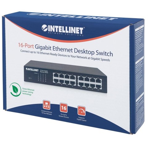 Intellinet Switch Gigabit 16x 10/100/1000 RJ45 Intellinet Switch Gigabit 16x 10/100/1000 RJ45