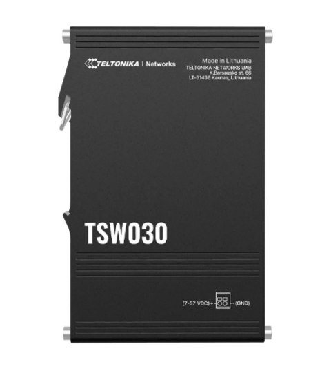 TELTONIKA Switch TSW030 8xRJ45 porty 10/100Mbps DIN TELTONIKA Switch TSW030 8xRJ45 porty 10/100Mbps DIN