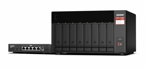 QNAP Zestaw TS-873A-SW5T TS-873A-8G + QSW-1105-5T QNAP Zestaw TS-873A-SW5T TS-873A-8G + QSW-1105-5T