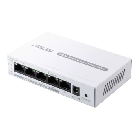 Asus Przełącznik Smart EBP15 5xGE (4xPoE+ 60W) Asus Przełącznik Smart EBP15 5xGE (4xPoE+ 60W)