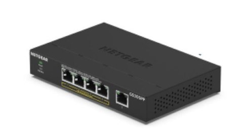 Netgear Przełącznik niezarządzalny GS305PP-300EUS 5PT POE/POE+ GIGE Netgear Przełącznik niezarządzalny GS305PP-300EUS 5PT POE/POE+ GIGE