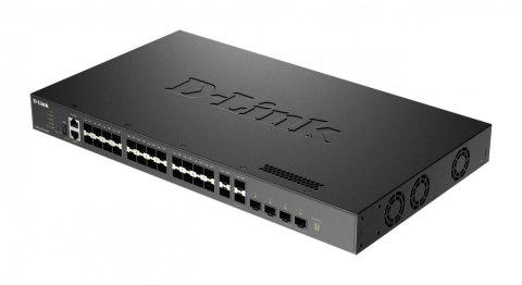 D-Link Przełącznik zarządzalny DXS-3410-32XY/E 10G warstwa 3 stakowalny 24*10GBASE-T + 4*10G SFP+ + 4*25G SFP28 Multi-Gigabit D-Link Przełącznik zarządzalny DXS-3410-32XY/E 10G warstwa 3 stakowalny 24*10GBASE-T + 4*10G SFP+ + 4*25G SFP28 Multi-Gigabit