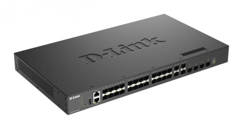 D-Link Przełącznik zarządzalny DXS-3410-32XY/E 10G warstwa 3 stakowalny 24*10GBASE-T + 4*10G SFP+ + 4*25G SFP28 Multi-Gigabit D-Link Przełącznik zarządzalny DXS-3410-32XY/E 10G warstwa 3 stakowalny 24*10GBASE-T + 4*10G SFP+ + 4*25G SFP28 Multi-Gigabit