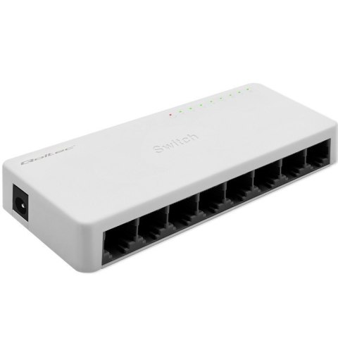 Qoltec SWITCH przełącznik sieciowy 8 x port RJ45 | 100Mbps | Fast Ethernet | LAN Qoltec SWITCH przełącznik sieciowy 8 x port RJ45 | 100Mbps | Fast Ethernet | LAN