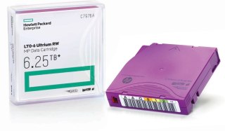 Hewlett Packard Enterprise Kaseta LTO-6 MP RW Custom Label 20 szt. C7976AL