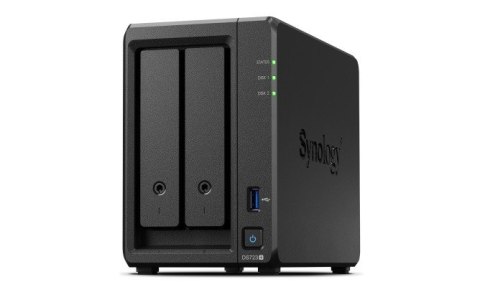 Synology Serwer NAS DS723+ 2x0HDD 2GB DDR4 AMD R1600 3,1Ghz 2x1GbE RJ45 3Y Synology Serwer NAS DS723+ 2x0HDD 2GB DDR4 AMD R1600 3,1Ghz 2x1GbE RJ45 3Y