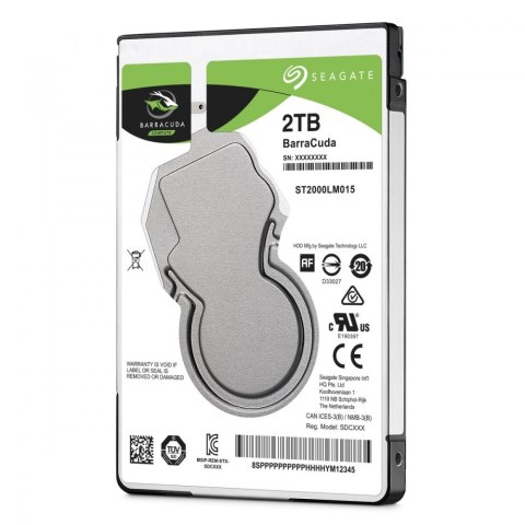 Seagate Dysk twardy BarraCuda 2TB 2.5 cala 128MB ST2000LM015 Seagate Dysk twardy BarraCuda 2TB 2.5 cala 128MB ST2000LM015