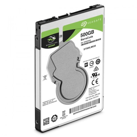 Seagate Dysk twardy BarraCuda 500GB 2.5 cala 128MB ST500LM030
