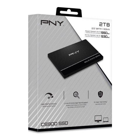 PNY Dysk SSD 2TB 2,5 SATA3 SSD7CS900-2TB-RB PNY Dysk SSD 2TB 2,5 SATA3 SSD7CS900-2TB-RB