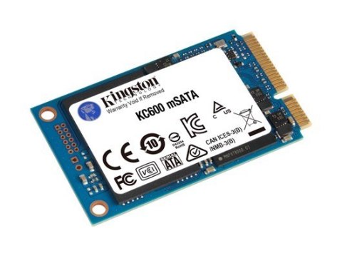 Kingston Dysk SSD SKC600 512GB mSATA 550/520 MB/s Kingston Dysk SSD SKC600 512GB mSATA 550/520 MB/s