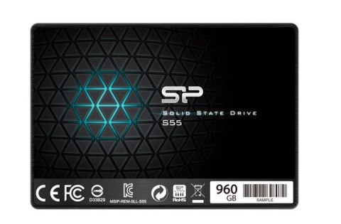 Silicon Power Dysk SSD SLIM S55 960GB 2,5 SATA3 500/450MB/s 7mm Silicon Power Dysk SSD SLIM S55 960GB 2,5 SATA3 500/450MB/s 7mm