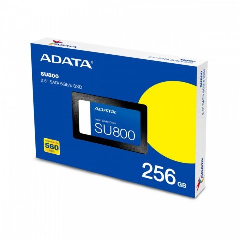 Adata Dysk SSD Ultimate SU800 256GB S3 560/520 MB/s TLC 3D Adata Dysk SSD Ultimate SU800 256GB S3 560/520 MB/s TLC 3D