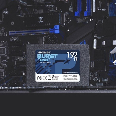 Patriot SSD 1920GB Burst Elite 450/320MB/s SATA III 2.5 Patriot SSD 1920GB Burst Elite 450/320MB/s SATA III 2.5