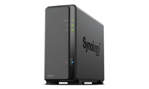 Synology Serwer DS124 1x0HDD RTD1619B 1GB DDR4 1xRJ45 2xUSB 2Y Synology Serwer DS124 1x0HDD RTD1619B 1GB DDR4 1xRJ45 2xUSB 2Y