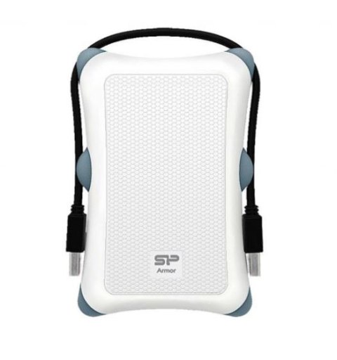 Silicon Power Zewnętrzny dysk HDD ARMOR A30 1TB USB 3.2 biały pancerny wstrząsoodporny Silicon Power Zewnętrzny dysk HDD ARMOR A30 1TB USB 3.2 biały pancerny wstrząsoodporny