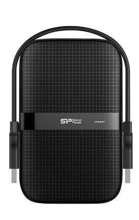 Silicon Power ARMOR A60 1TB USB 3.0 BLACK PANCERNY wstrząso/pyło i wodoodporny Silicon Power ARMOR A60 1TB USB 3.0 BLACK PANCERNY wstrząso/pyło i wodoodporny