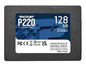 Patriot Dysk SSD 128GB P220 550/480 MB/s SATA III 2.5 Patriot Dysk SSD 128GB P220 550/480 MB/s SATA III 2.5