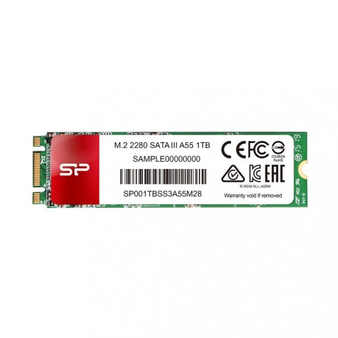 Silicon Power Dysk SSD A55 1TB M.2 560/530 MB/s Silicon Power Dysk SSD A55 1TB M.2 560/530 MB/s