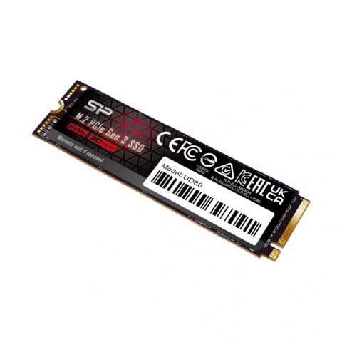 Silicon Power Dysk SSD UD80 1TB PCIe M.2 2280 Gen 3x4 3400/3000 MB/s Silicon Power Dysk SSD UD80 1TB PCIe M.2 2280 Gen 3x4 3400/3000 MB/s
